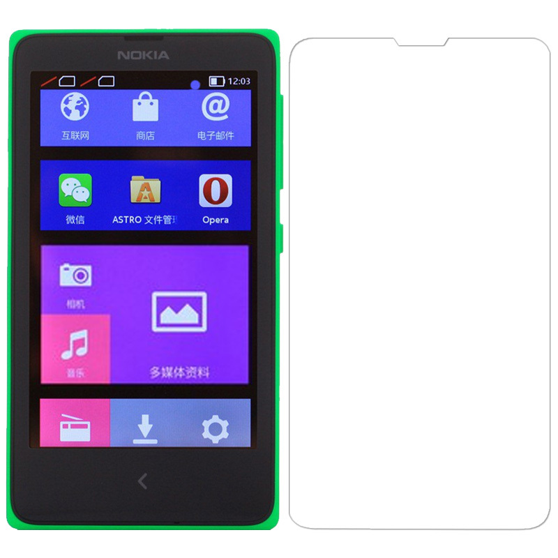 Free shipping GQ83 High quality Smartphone Screen Protector Film For NOKIA X