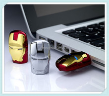 W14  Real capacity Avengers Iron Man Metal usb flash drive 8GB USB 2.0 Flash Memory Stick Drive pen drive