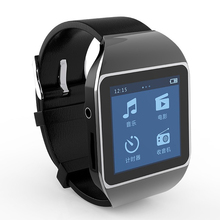 2015 New fashion touch screen smart watch mp3 player 8GB bluetooth running sports type FM radio Free shipping