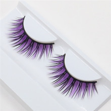 1 pairs natural fiber natural nude makeup holiday fashion eyelashes false eyelashes