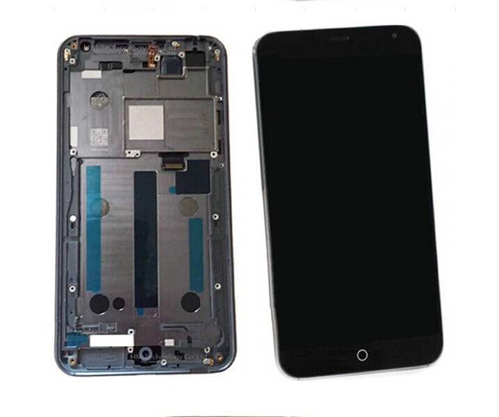 Original-Replacement-LCD-Display-Touch-Digitizer-Screen-Glass-Assembly-Frame-FOR-MEIZU-MX4-MX-4-Black