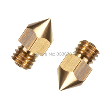 0 4mm 3D Printer Extruder for MakerBot Mk8 Nozzle Replacement Print Head Brass FREE SHIPPING