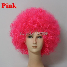 free shspping Heat Resistant Synthetic Afro Wig Fans party wig