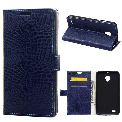 Luxury Crocodile Skin PU Leather Wallet Flip Card Holder Cover Case For Vodafone Smart prime 6 5.0 inches VF895 Phone Bags Cases