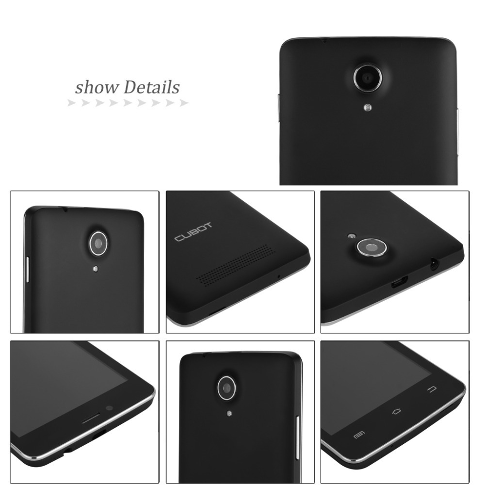 Original CUBOT P10 3G 5 0 inch Smartphone Android 4 2 MTK6572 Dual Core Mobile Phone