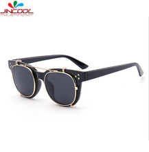 JinCool Steampunk Square Sunglass Men 2016 Fashion Points Sunglasses Women Brand Designer Vintage Sun Glasses Oculos de sol S44