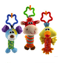 Baby Toys Rattle Tinkle Hand Bell Multifunctional Plush Stroller PNLO