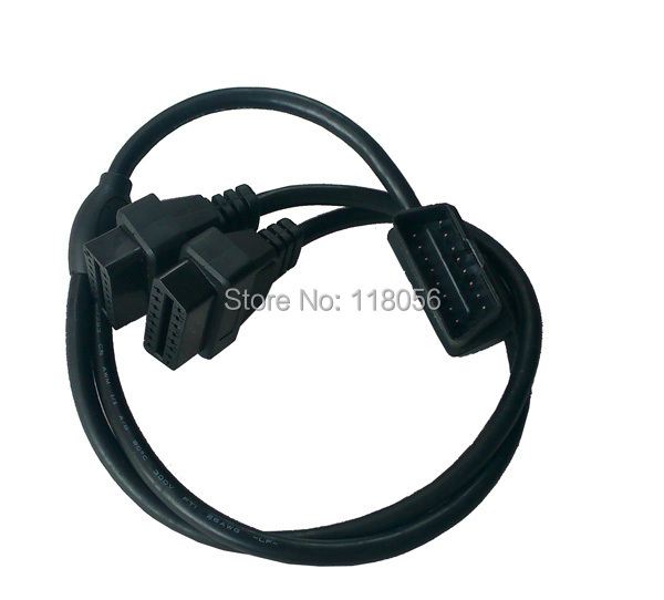 OBDll OBD2 16 pin Splitter Extension Cable Diagnostic Tool Adapter Male to Dual Female Y cables Connector.jpg