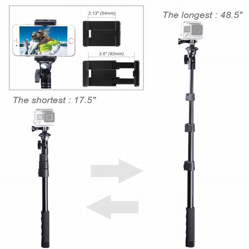 Bluetooth-Selfie-Stick-for-Cell-Phones-GoPro-Hero-Hero4-3+-3-2-1-HD-Cameras-1-4-Threaded-Hole-Compact-Camera-Smartphones-tripod-1 (3)