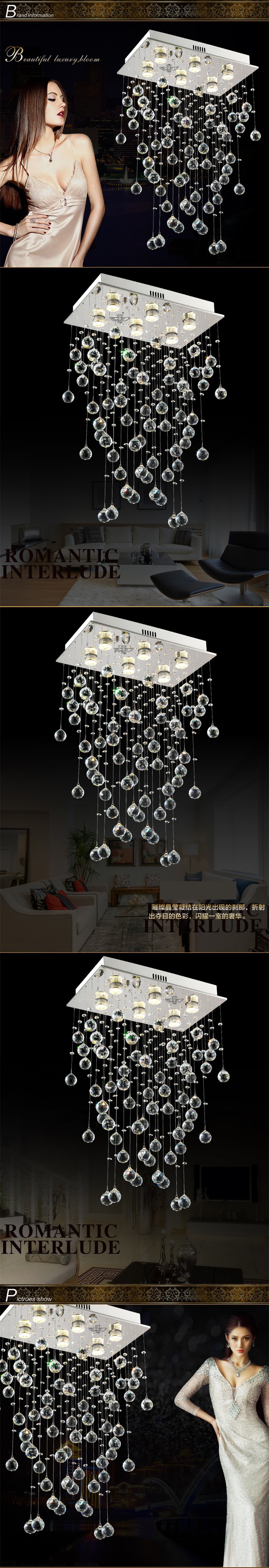 2019 Home Decoration Popular Ceiling Light Hotel Hall Plafon Lamp