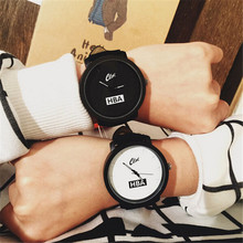 Fashion Brand HBA Leather Strap Unisex Watches Men Quartz Women Watch Sports Military Relojes Geneva Wristwatch