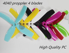 12 pairs LB 4040 4×4 bullnose propellers high-quality 4 blades (CW/CCW) for DIY FPV mini drone QAV145/150/160/180 quadcopter