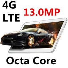 8 core Octa 10.1 inch Cores 2560X1600 DDR 3GB ram 32GB 4G LTE 3G sim card 13MP Bluetooth Tablet PC Tablets PCS Android4.4