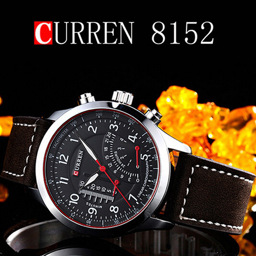 CURREN-8152-Men-Casual-Sports-Watches-Fashion-Quartz-Watch-Men-Leather-Strap-Military-Watches-Men-Waterproof (1)