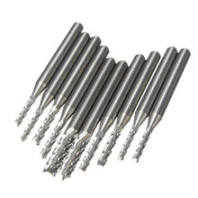 10pcs Carbide 1 5mm 3 175mm End Mill Engraving Bits CNC Rotary Burrs