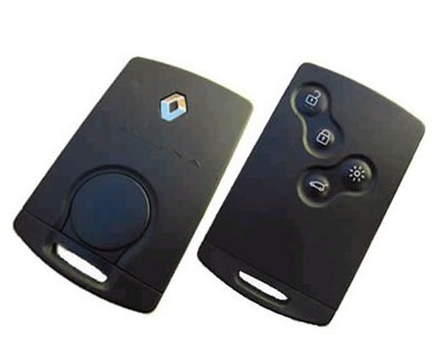 Remote-SmartCard-Key-Case-For-RENAULT-Laguna-Koleos-Smart-Card-4-Button-Key-Shell-Insert-Small