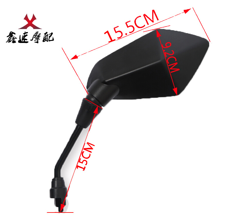 motorcycle rearview mirror bulge 8mm with motorcycle rearview Side mirror For honda yamaha Kawasaki z750 Suzuki