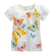 Brand 2014 Girls Summer T-shirt Short Sleeve European Style Little Girl Cartoon Tees Baby Tshirt Children Shirts Cotton Panda