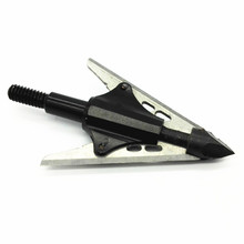 3PCS compound bow hunting arrow broadhead rotary arrow tip expandable blades 2 sharpest broadheads RJ021