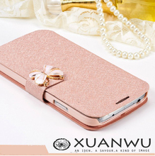 Сотовый мобильный коке телефон сумка бантом чехол для samsung galaxy s4 i9500 s3 i9300 s5 i9600 крышка телефона Leathe filp fundas крышка