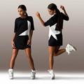 Star Print Dress Autumn Winter Women Clothing Mini Sport Women s Loose Dresses Sexy Vintage Casual
