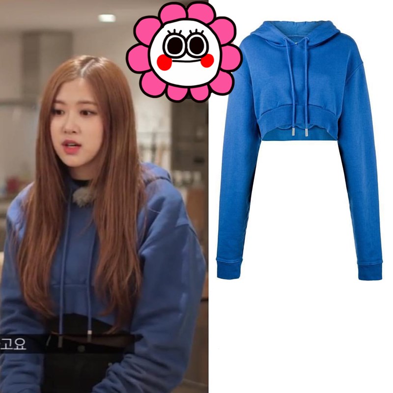 blackpink rose sweatshirt