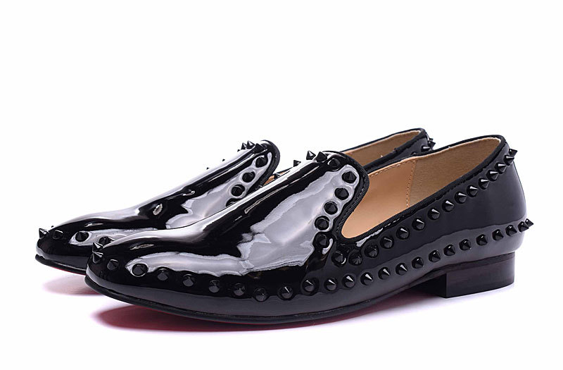 2016 Free Shipping New Design New font b Mens b font Luxury Black patent leather endowment