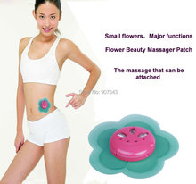 New Design Peach Blossom Electronic Body Muscle Slimming Massager Patch Health care beauty massage Free Shipping