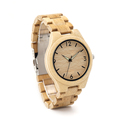 BOBO BIRD Brand Designer G25 Needle Luminous Digital Bamboo Watch Japan Quartz Bamboo Strap Men s
