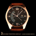 YAZOLE 337 New male Luxury brands Three seconds needle high end elite business Quartz Man Watch