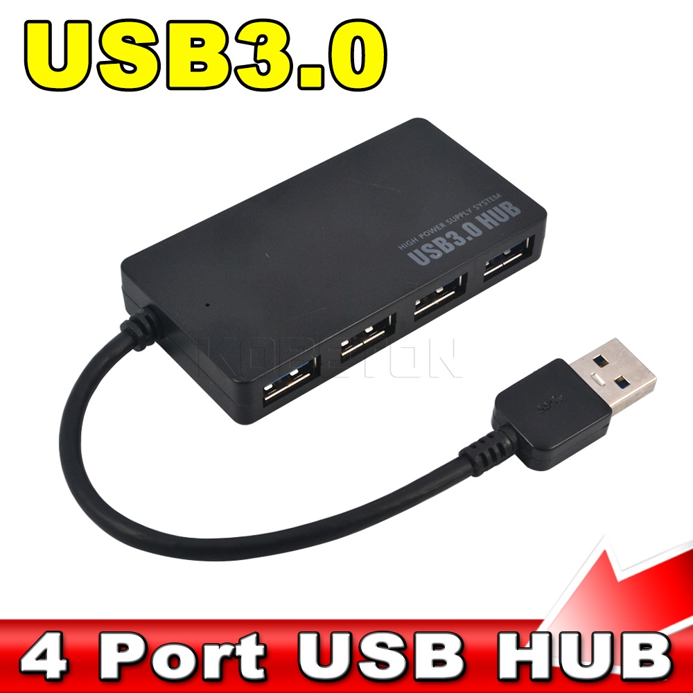 5 Гбит USB 3.0 4-портовый Usb-концентратор Splitter Адаптер Ultra Speed USB хаб для Портативных Компьютеров PC High Power Supply Адаптер Концентратор USB 3.0