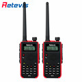 2pcs 5W Portable Walkie Talkie Retevis Red RT5 VHF UHF 136 174 400 520MHz VOX FM