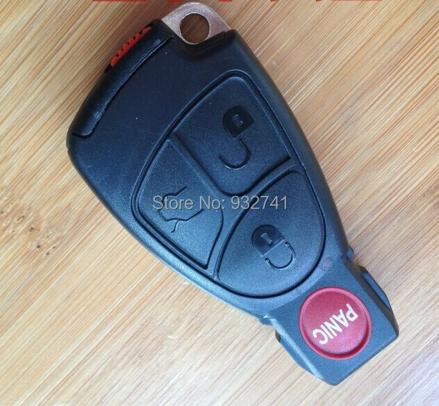 Mercedes Benz 3 1 buttons smart key case With battery clip with key tablets(16).jpg