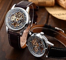 Reloj Hombre Shanghai Shenhua Automatic Mechanical Watches Men Fashion Vintage Skeleton Mechanical Watch Erkek Kol Saati