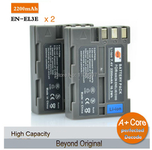 2 шт./лот камеры Batteria EN-EL3e EN EL3a li ion аккумуляторная батарея ENEL3e для Nikon D300S D300 D100 D200 D700 D70S D80 D90 D50