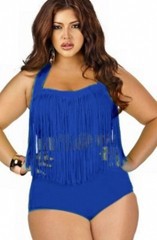 Blue-Fringed-High-waist-Swimwear-Plus-Size-LC41307-6