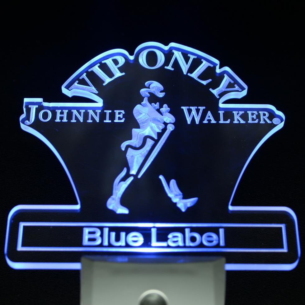 ws0019 VIP Only Johnnie Walker Blue Label Day/ Night Sensor Led Night Light