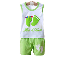 2015 New Summer Style Children Boys Girls Clothing set baby kids clothes family clothing cotton kid