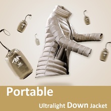 HUMBGO outdoor women down jacket warm designed for ladies portable ultralight cultivate morality 90% white duck down outerwear