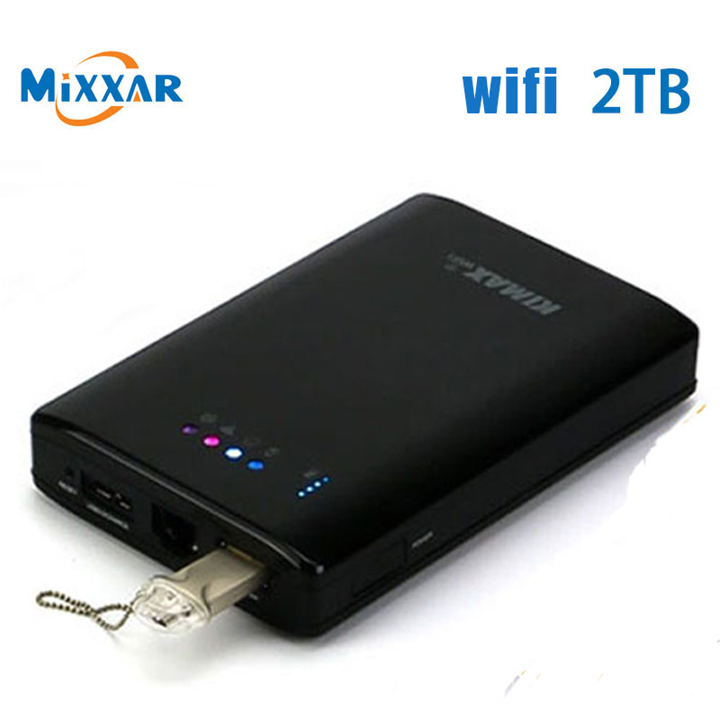 WIFI HDD 2TB 1tb SATA USB3.0 HDD external hard drive wireless router