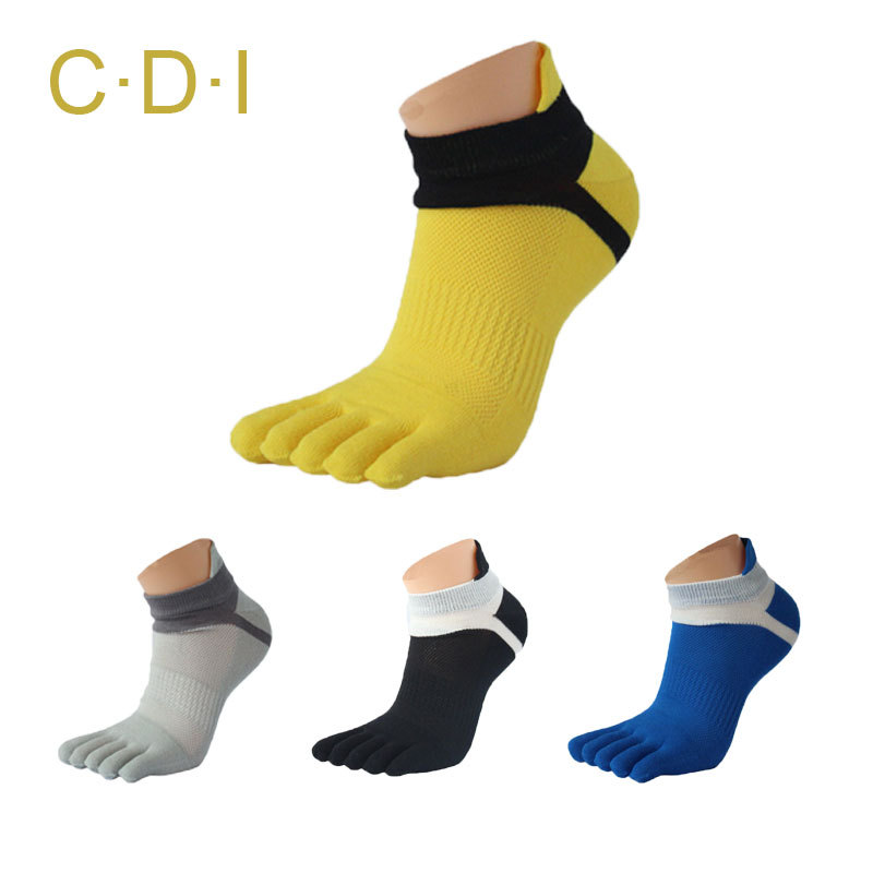 2015 Summer New Mens Toe Socks Cotton Five Fingers Socks Casual Sport Socks with Toes Ankle