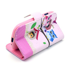 Sexy Girl cartoon Wallet Leather Case For Samsung Galaxy S3 mini i8190 Stand Credit Card Holder