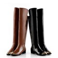Big Size Classic Fashion Women Motorcycle Boots PU Leather Buckle