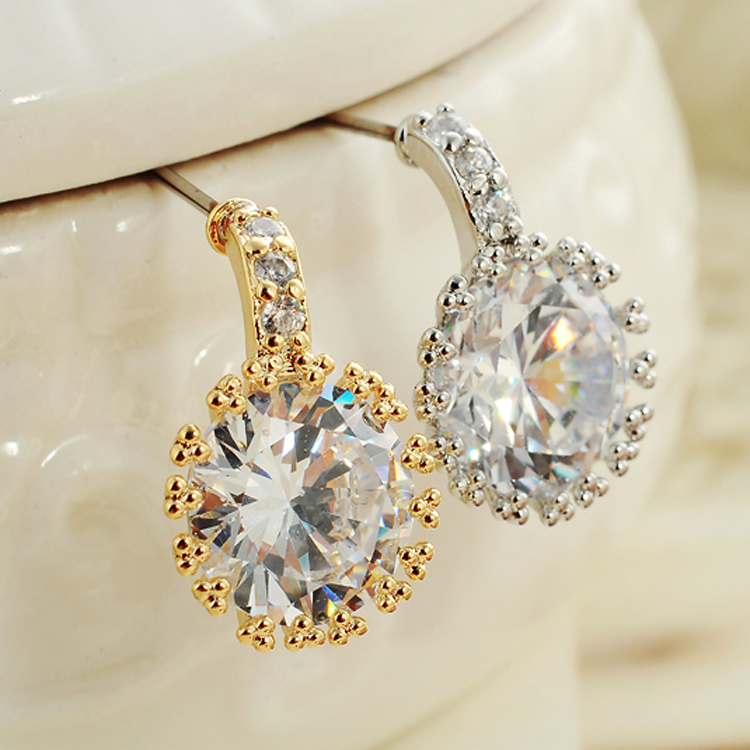 Hot Selling Women Wedding Earrings 2015 Sweet Stud Earrings Trendy