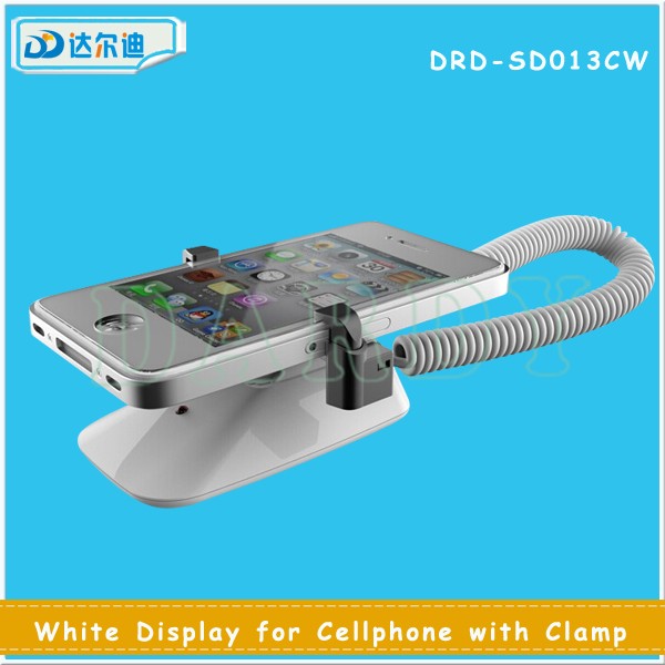 White Display for Cellphone with Clamp