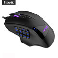 HAVIT HV MS735 Wired Gaming Mouse 19 Programmable Buttons 12000DPI LED High Precision Programmable Optical For