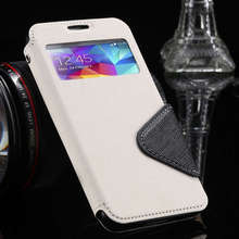 Stand Flip Leather Case for Samsung Galaxy S4 S IV i9500 Mobile Phone Accessories Cover Card