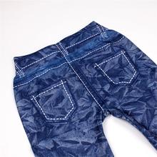 Cowboy Style Digital Printing Kids Pants Baby Jeans Pattern Leggings For Boy Girl Unisex 5 6