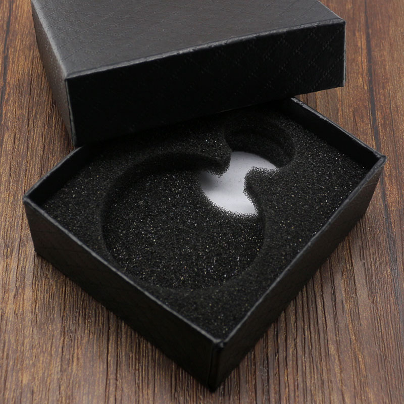 Free Shipping Pocket Watch Accessories Gray Velvet Xmas Gift Boxes Cases Luxury Black Box For Fob Watch Gift Boxes Cases
