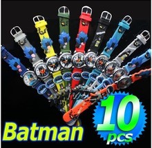 Lovely 3D Cartoon Batman Watch Children Kids Boys Girls Students Quartz watch 1pcs